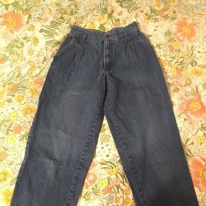 Vintage pinstripe jeans